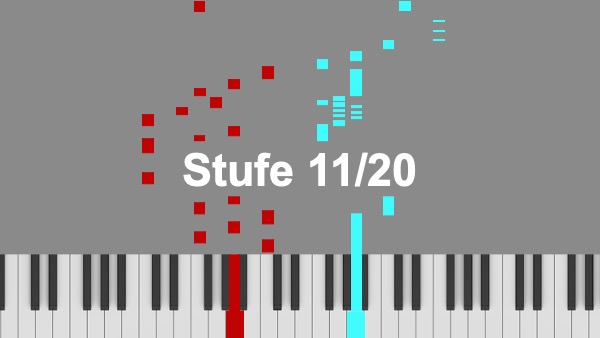 Piano Leuchttasten-Tutorial - Stufe 11/20