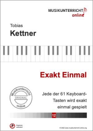 Vorschaubild Noten Titelseite Kettner Exakt Einmal
