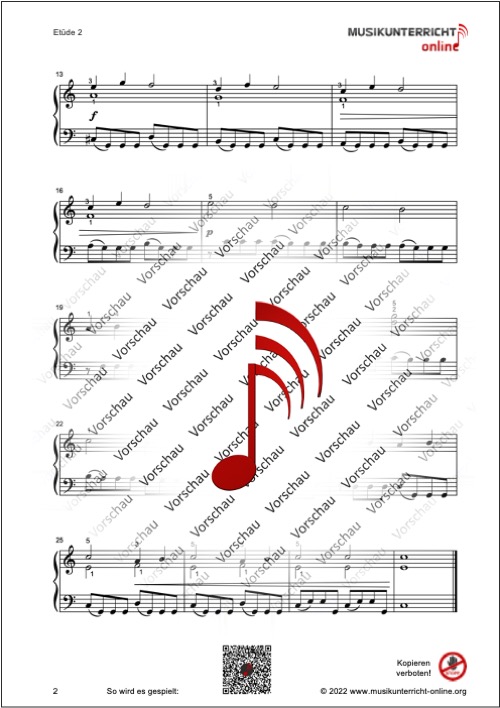 Vorschaubild Noten S. 2 Löschhorn Etüde 2, Op. 181, 2