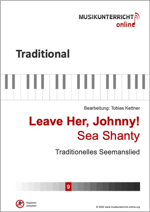Vorschaubild Noten Titelseite Traditional Leave her, Jonny!