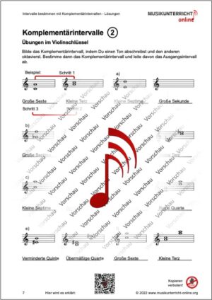 Vorschaubild Lehrmaterial S. 7 Intervalle bestimmen mit Komplementärintervallen