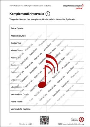 Vorschaubild Lehrmaterial S. 2 Intervalle bestimmen mit Komplementärintervallen