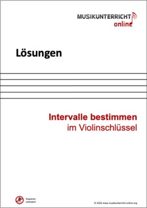Vorschaubild Lehrmaterial S. 6 Intervalle bestimmen im Violinschlüssel