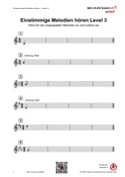 Download Vorschaubild: Einstimmige Melodien hoeren Level 3