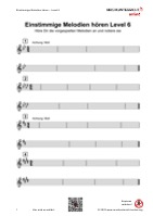 Download Vorschaubild: Einstimmige Melodien hoeren Level 6